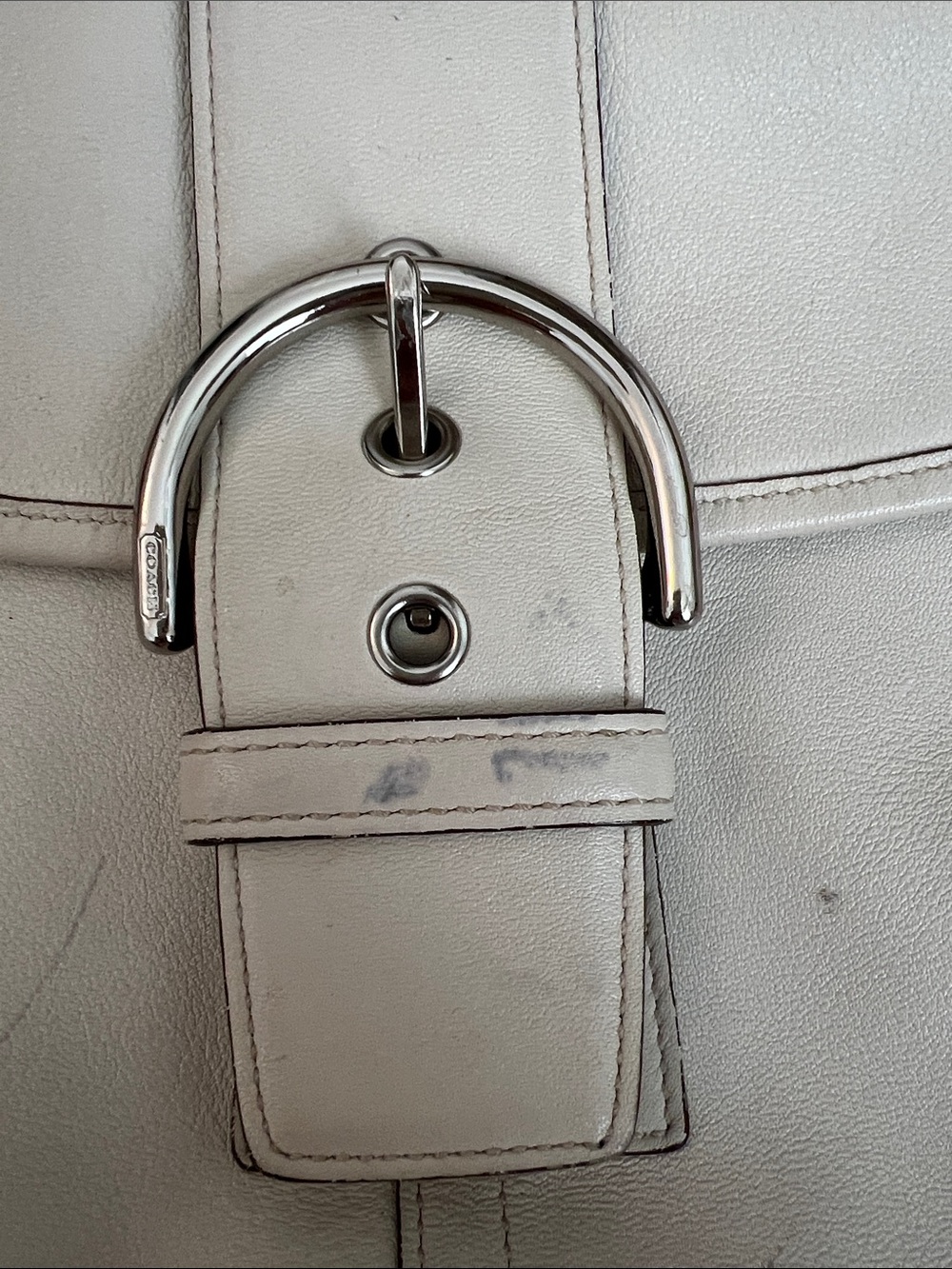 Coach Soho White Bag 9248 project bag! - Picture 9 of 11